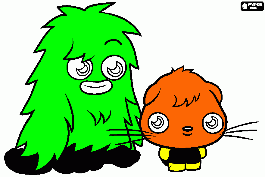 furi  poppet coloring page