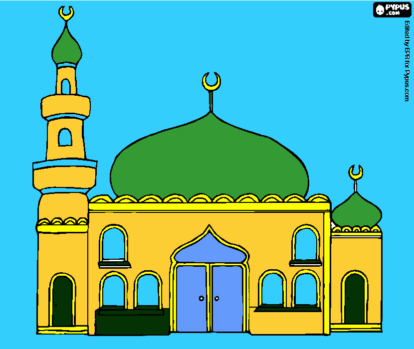 Gambar Masjid - Fatkaa kelas 1C/ 13 coloring page