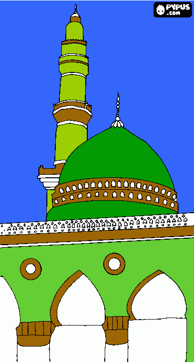 Gambar Masjid coloring page