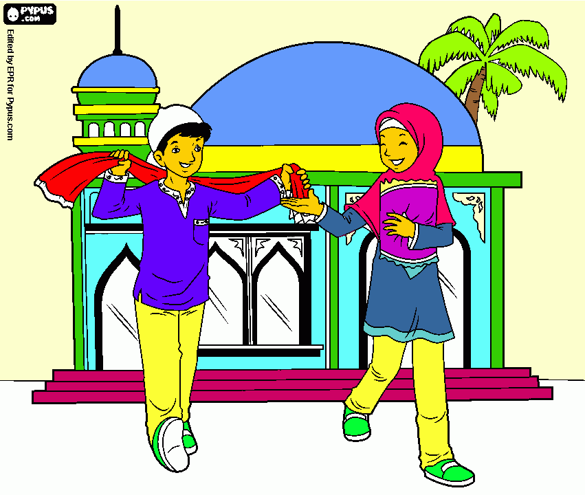 Gazta Faeyza Danaya Saputra A2 coloring page