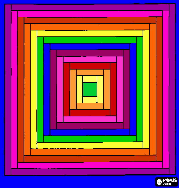 geometrie coloring page