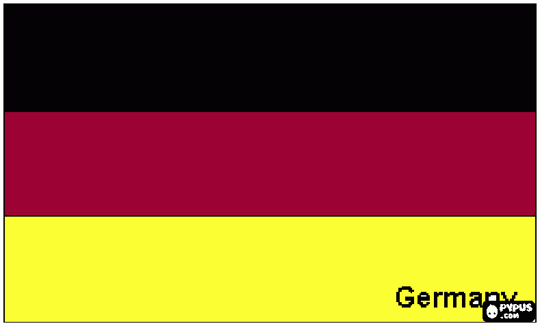 germany flag coloring page