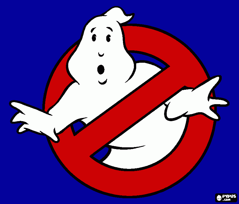 ghostbusters (logo) coloring page