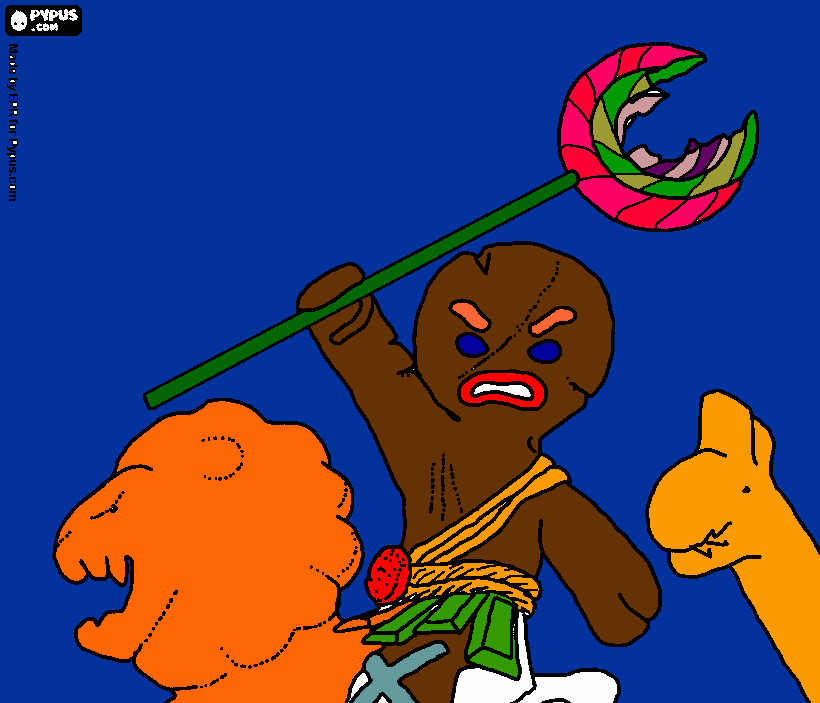 gingy coloring page