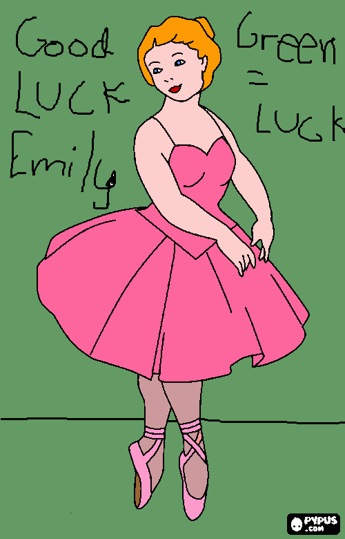 Good Luck coloring page