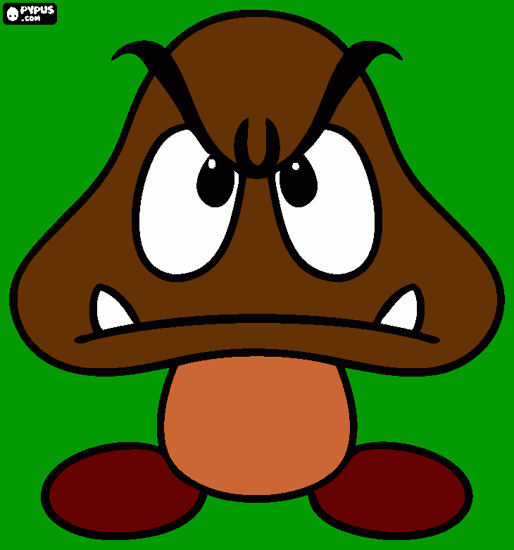 goomba coloring page