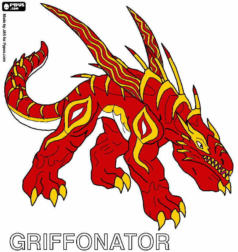 griffonator coloring page