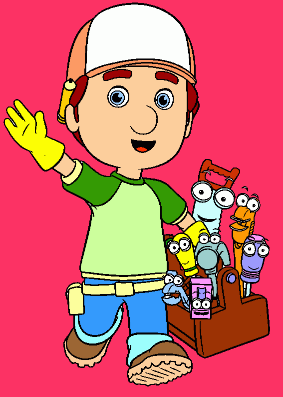 handy manny and tools coloring page