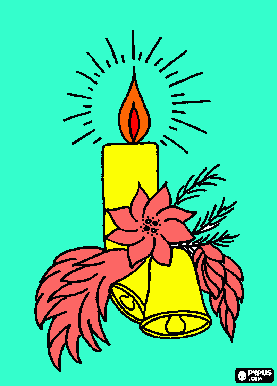 Happy Christmas coloring page
