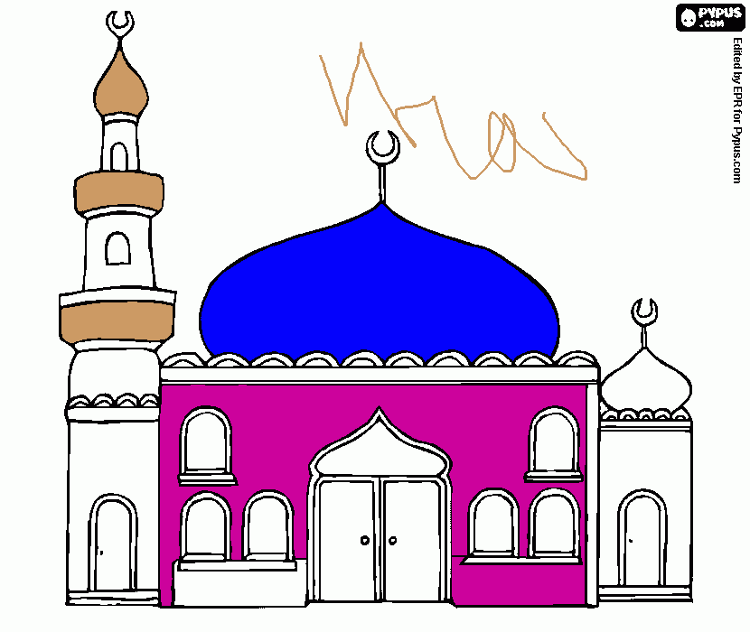 Happy Eid! coloring page