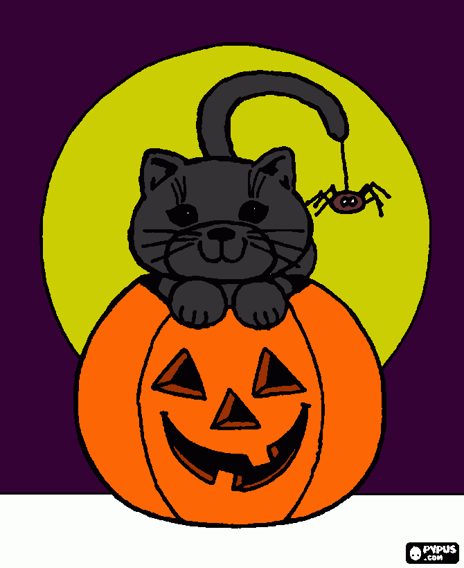 Happy Halloween! coloring page