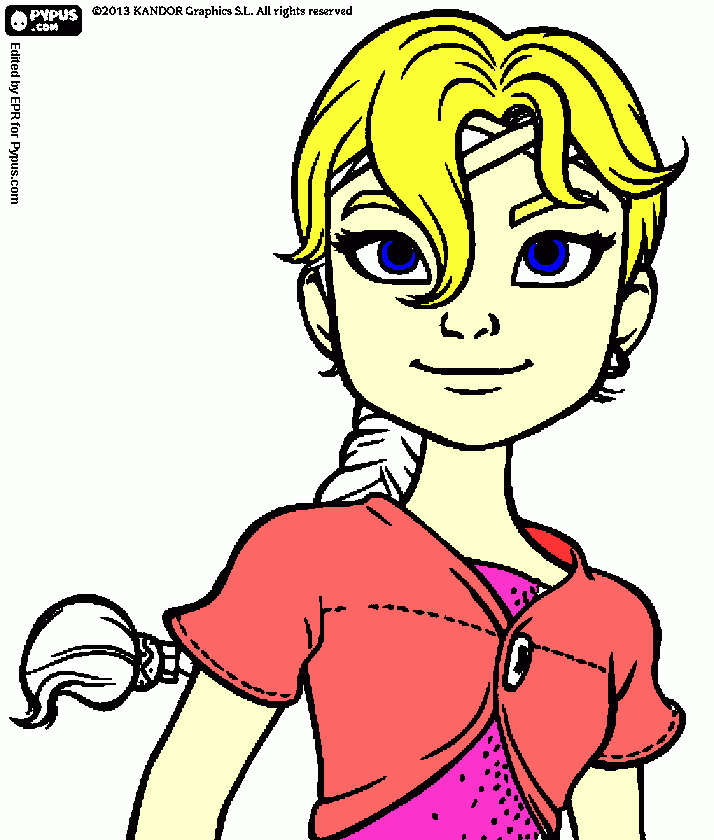 heldin coloring page