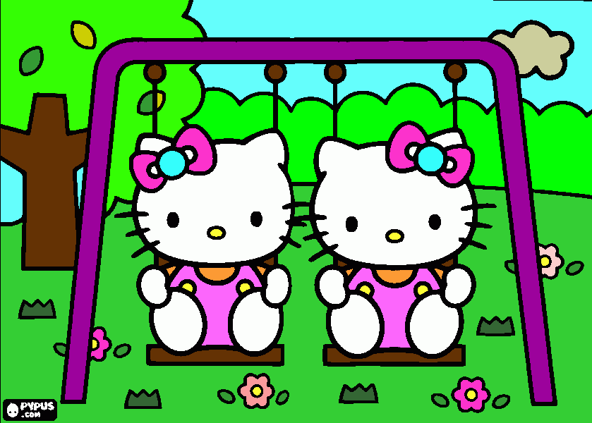 HelloKitty coloring page
