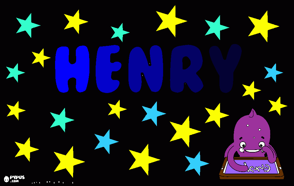 Henry coloring page