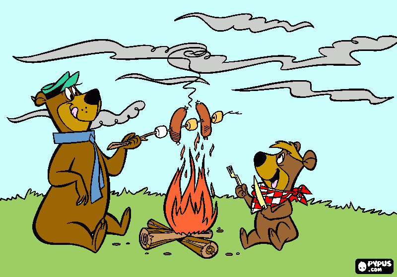 Hot Dogs coloring page