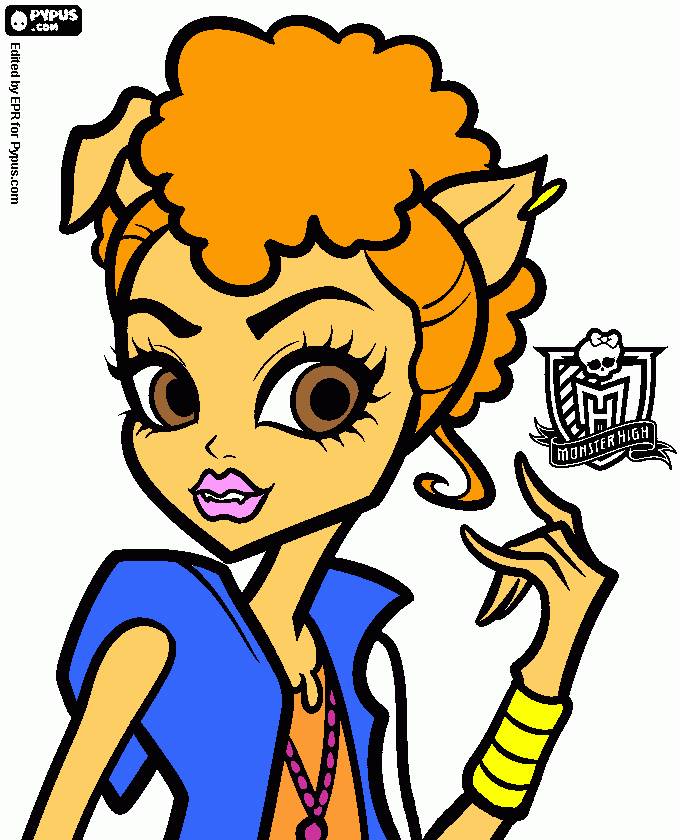 howleen coloring page