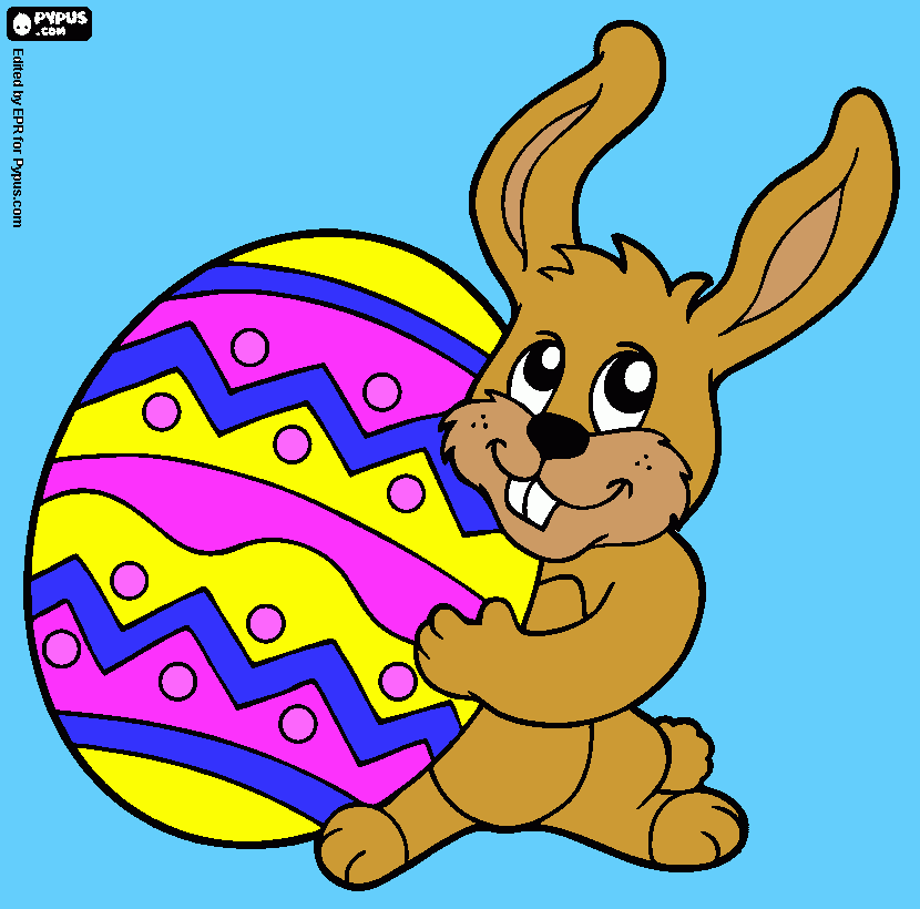 Húsvét coloring page
