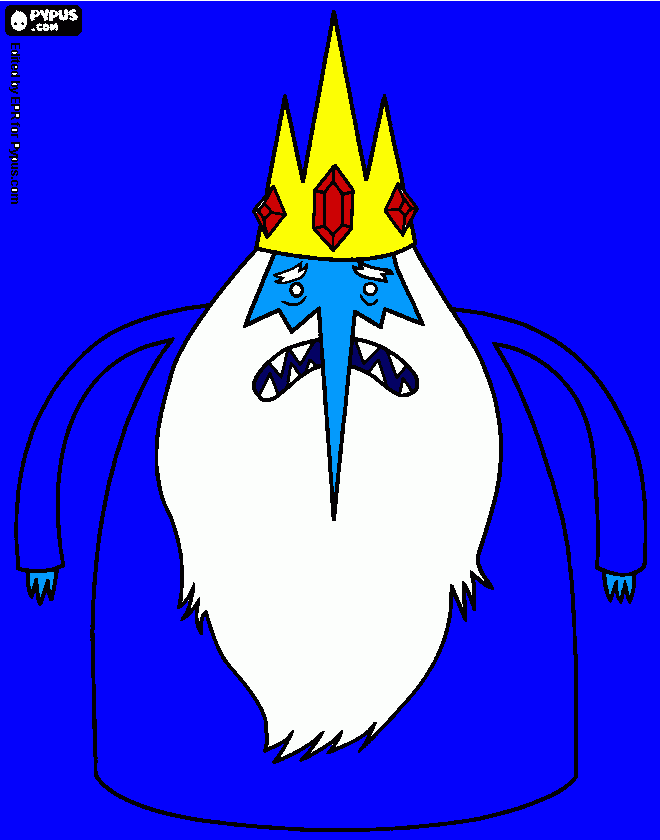 ice king coloring page