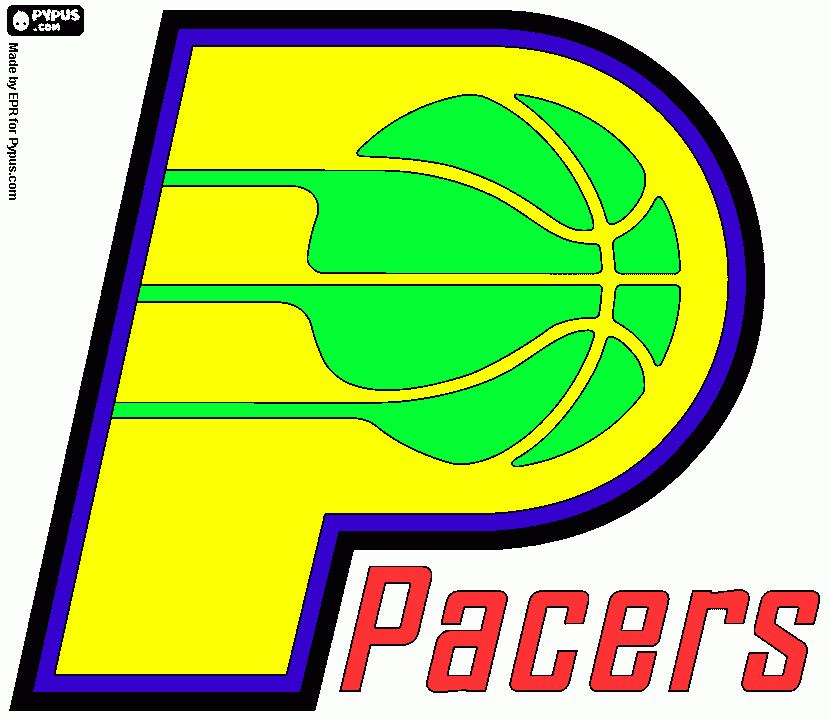 pacers basketball coloring pages - photo #5