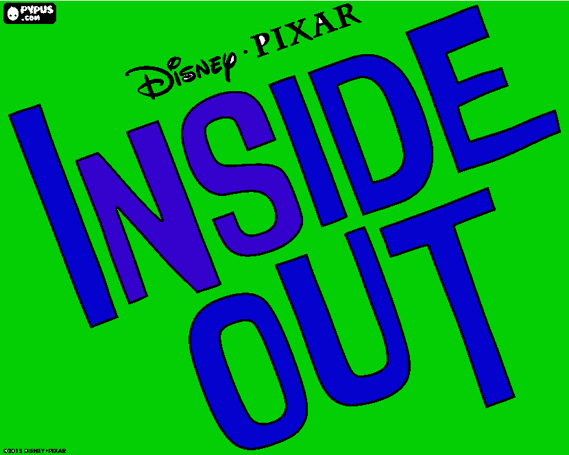 Inside Out! coloring page