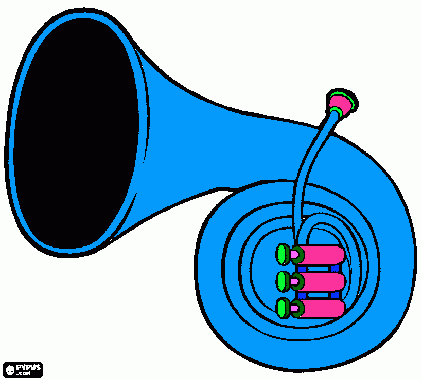instrument coloring page