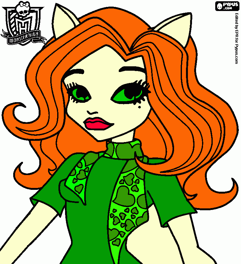 Irish Werewolf From Monster High coloring page