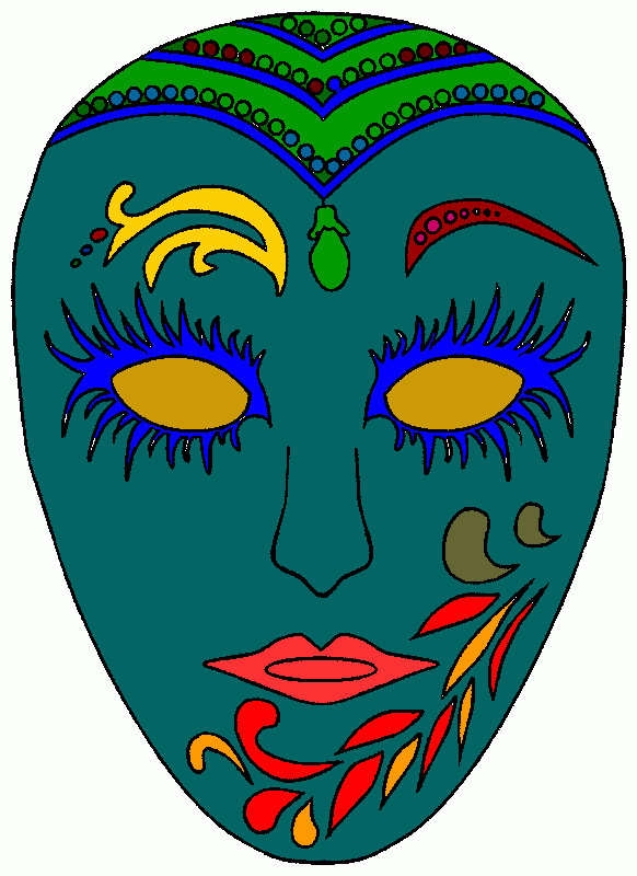 is my mask coloring page