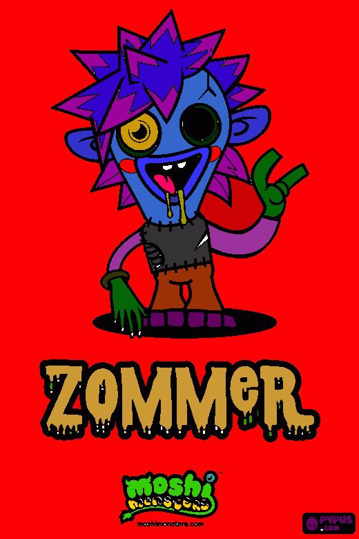 it is a pic of zommer coloring page