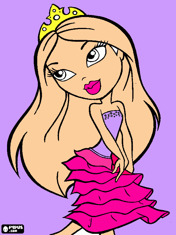 Janine coloring page
