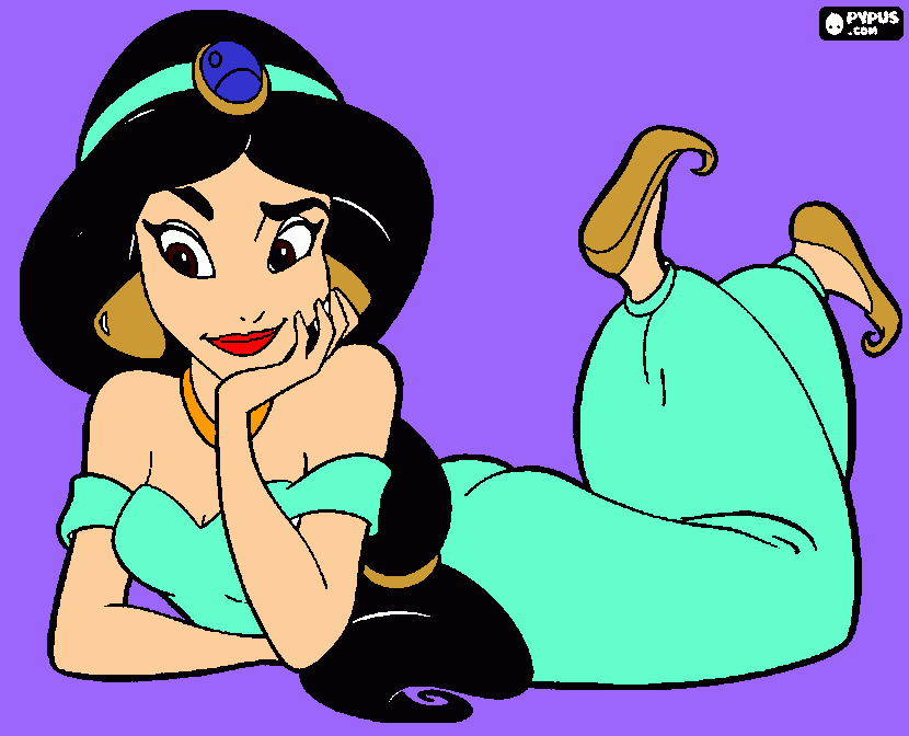 Jasmine!  coloring page