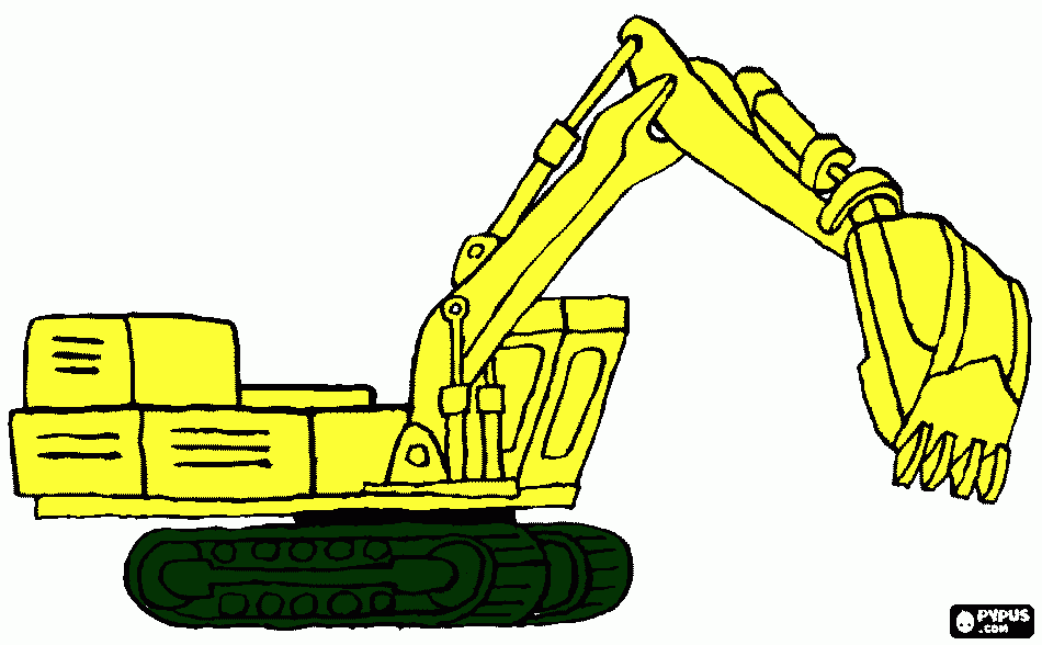 JCB coloring page