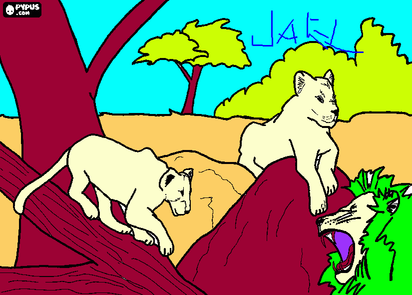 JEPARD coloring page