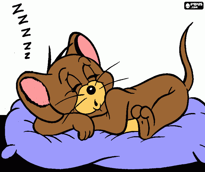jerry the mouse coloring page