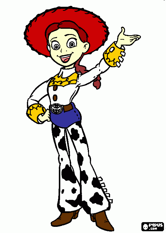 Jessie coloring page