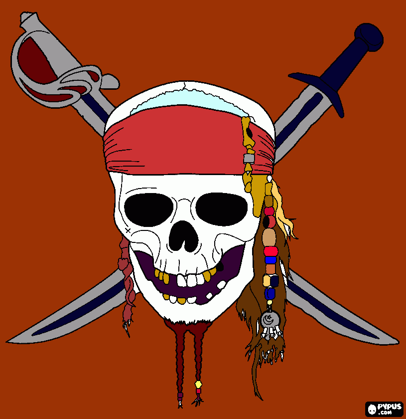 Joe's pirate picture coloring page