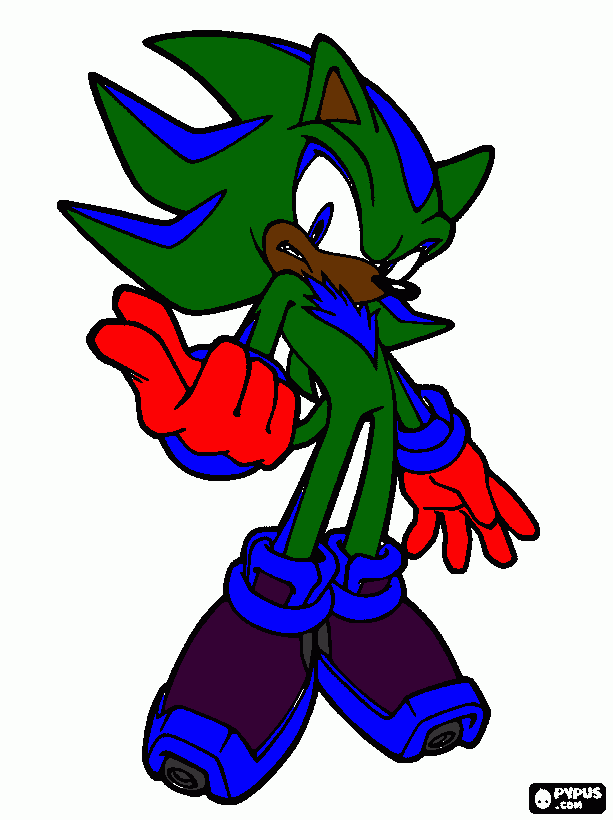 Joshua Sonic pic 2 coloring page