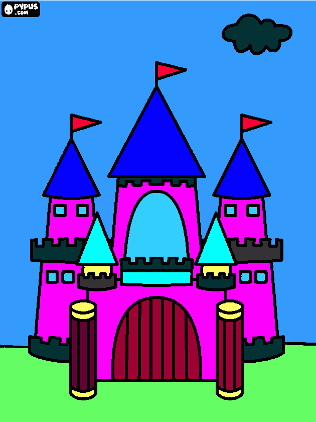 June's Castle coloring page