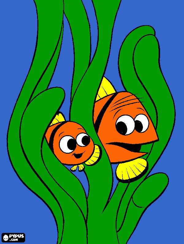just keep swimming coloring page