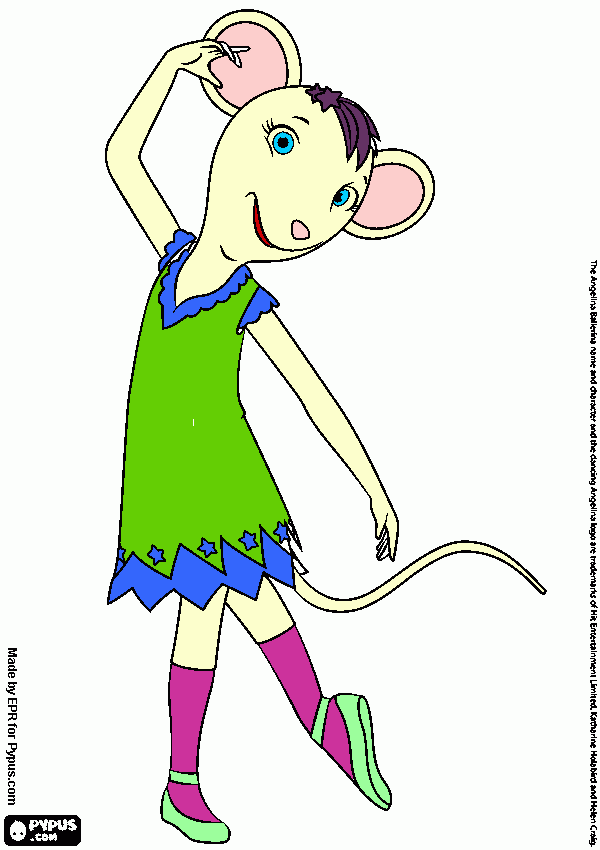 Katie's drawing coloring page