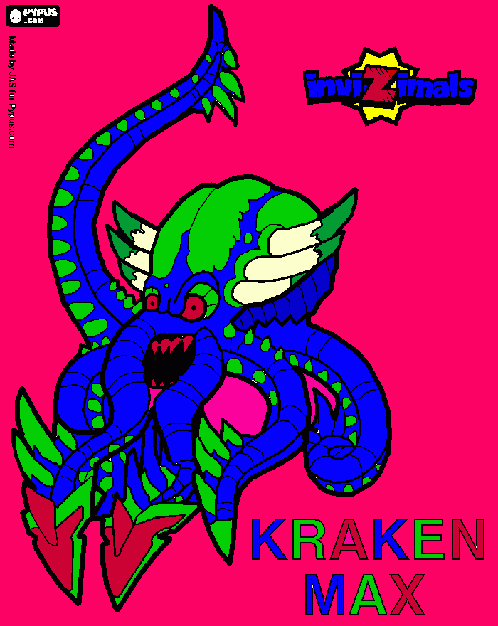 kraken coloring pages to print - photo #32