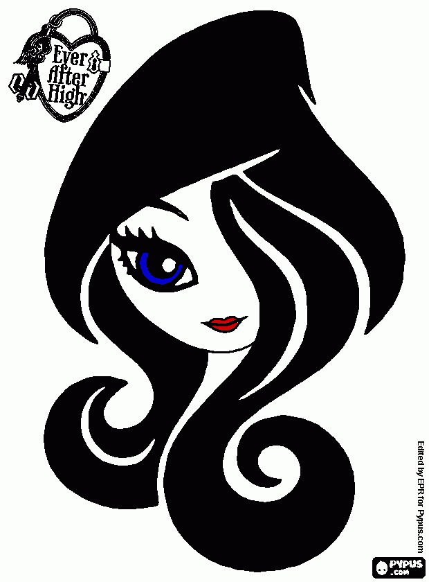lady coloring page