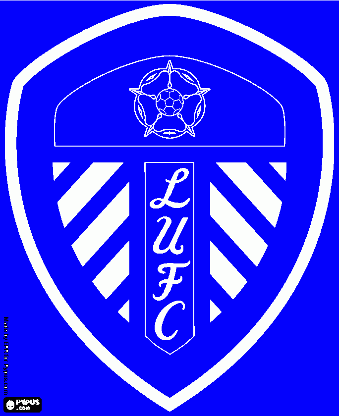 leeds crest coloring page