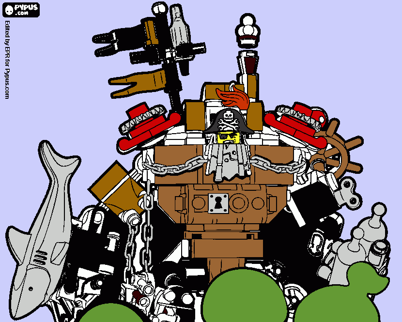lego pic2 coloring page