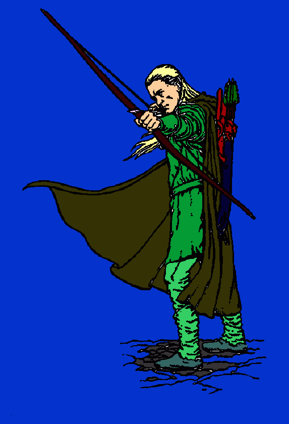 Legolas, not perfect coloring page