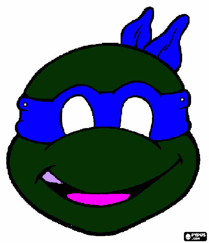 leo the tmnt coloring page