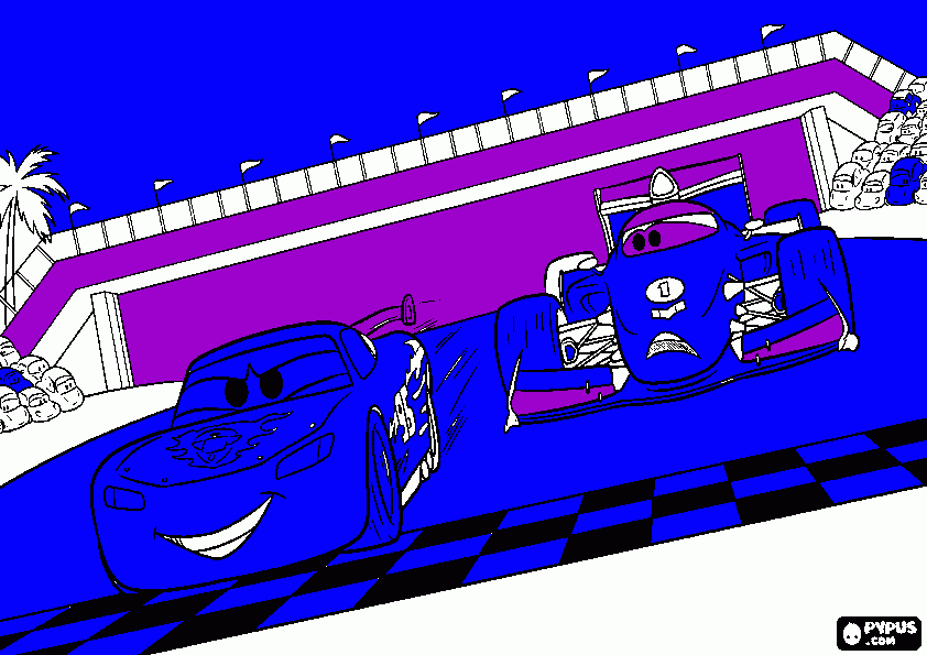 liam"s car coloring page