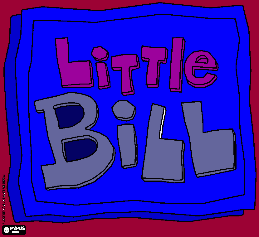 little bill coloring page