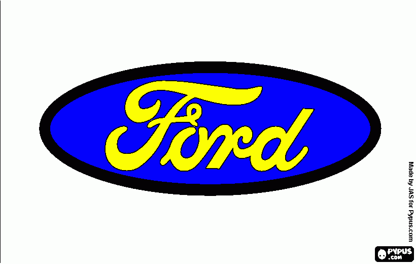 LK ford colouring  coloring page