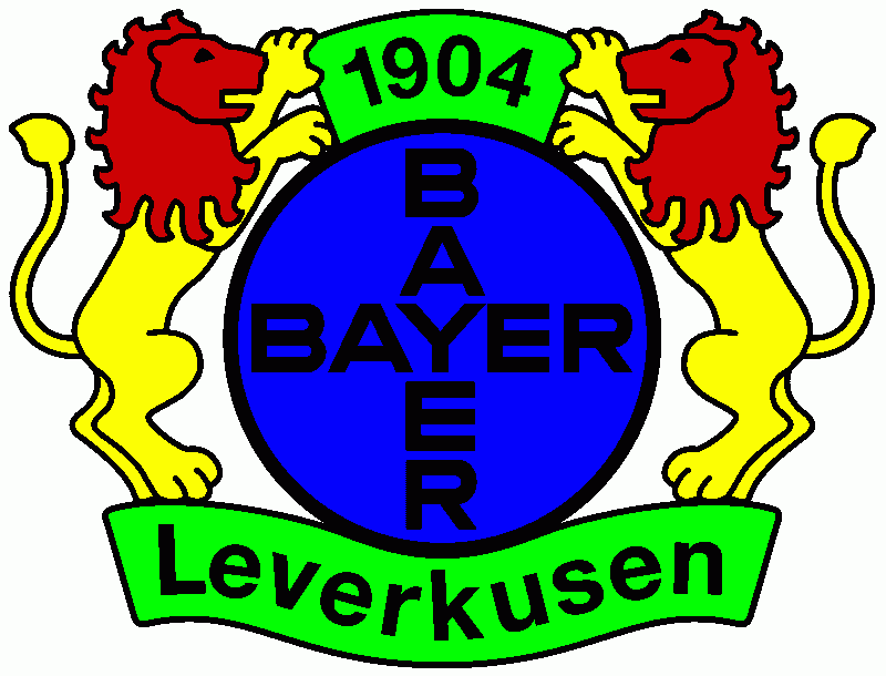 Logo Bayer 04 or Bayer Leverkusen, German football club  coloring page