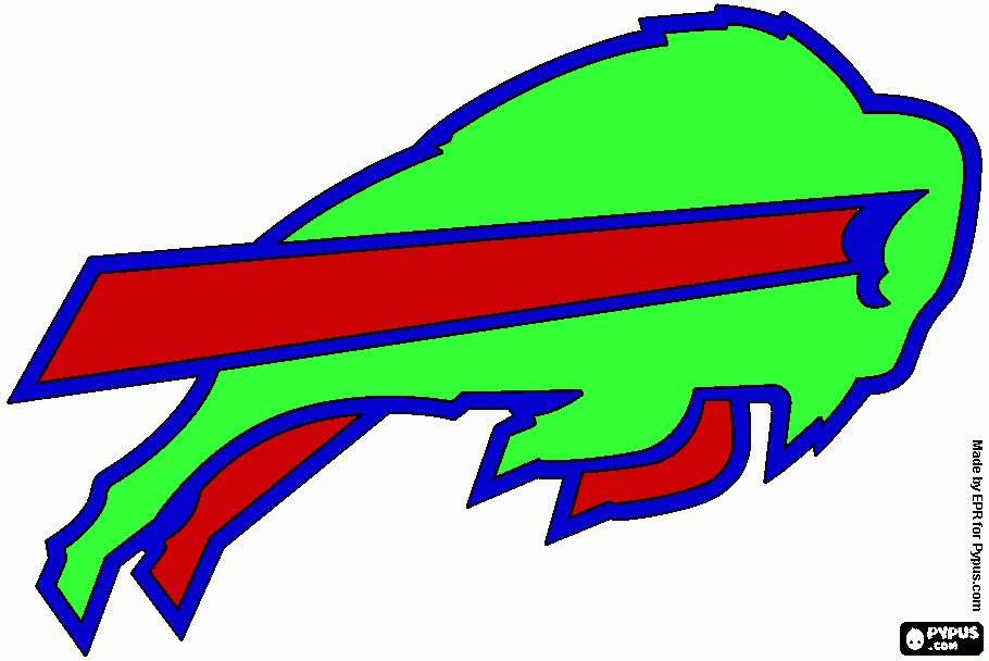 Logo of Buffalo Bills coloring page